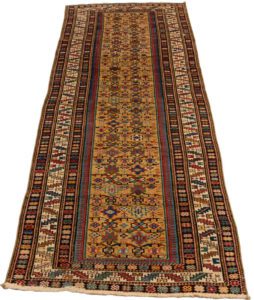 antique kuba runner rug