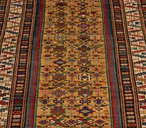 antique kuba runner rug