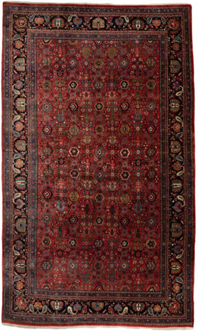 antique bidjar oversized rug