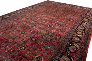 antique bidjar oversized rug