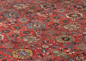 antique bidjar oversized rug
