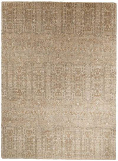 mamluk wool and silk rug