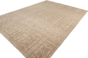 mamluk wool and silk rug