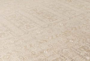 mamluk wool and silk rug
