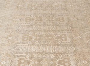 mamluk wool and silk rug