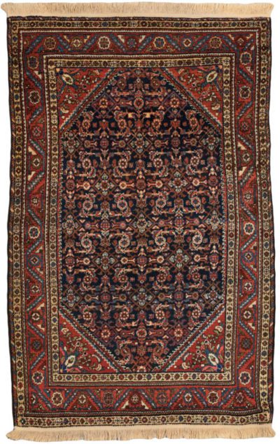antique persian hamadan rug