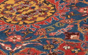 antique persian tafresh rug