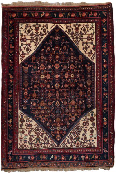 antique persian kurd rug