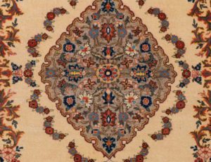 semi-antique persian qum