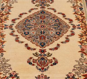 semi-antique persian qum