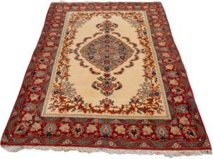 semi-antique persian qum