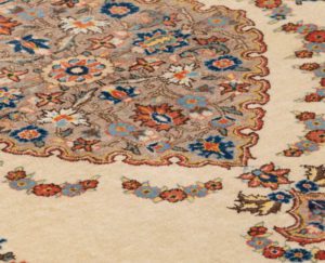 semi-antique persian qum