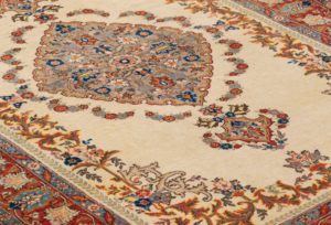 semi-antique persian qum