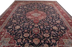 oversized kashan rug