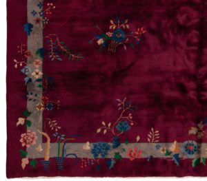 antique chinese wool rug