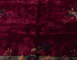 antique chinese wool rug