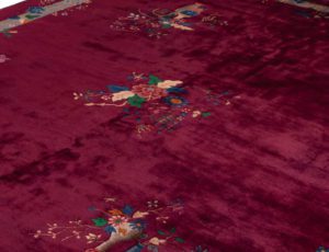 antique chinese wool rug