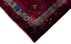 antique chinese wool rug