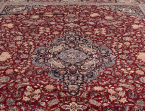 oversized kashan rug