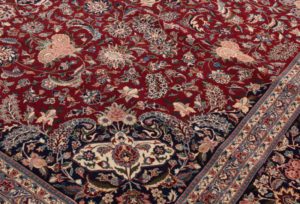 oversized kashan rug