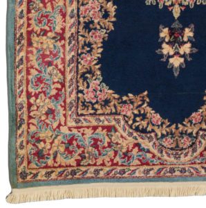 semi-antique persian kerman rug