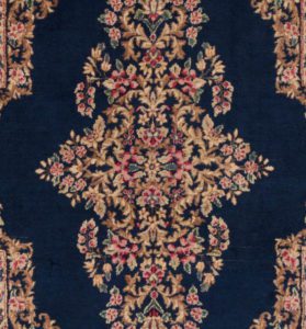 semi-antique persian kerman rug