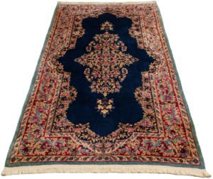 semi-antique persian kerman rug