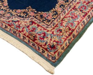 semi-antique persian kerman rug