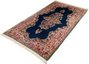 semi-antique persian kerman rug