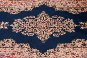 semi-antique persian kerman rug
