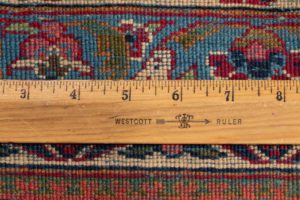 semi-antique persian kashan rug
