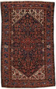 antique persian hamadan rug