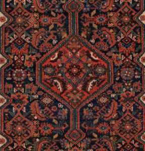 antique persian hamadan rug