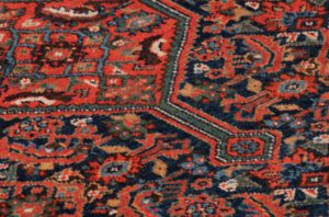 antique persian hamadan rug