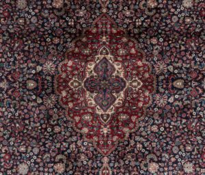 kashan medallion rug