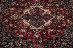 kashan medallion rug