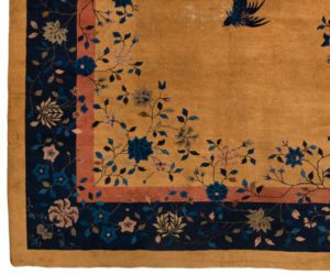 antique chinese oversized wool rug