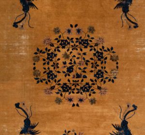 antique chinese oversized wool rug