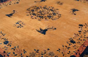 antique chinese oversized wool rug