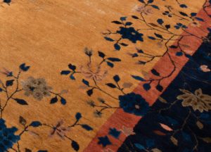 antique chinese oversized wool rug