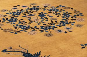 antique chinese oversized wool rug