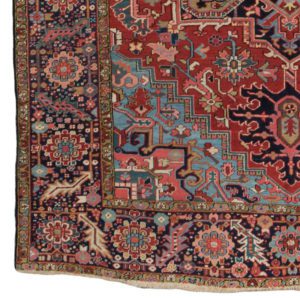 antique persian heriz rug