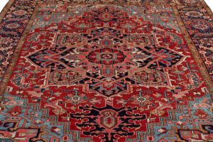 antique persian heriz rug