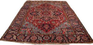 antique persian heriz rug