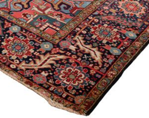 antique persian heriz rug