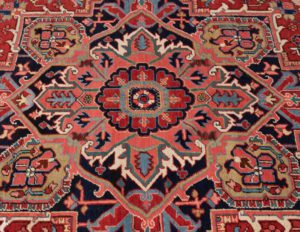 antique persian heriz rug