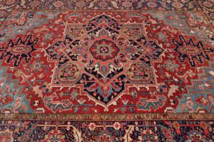 antique persian heriz rug