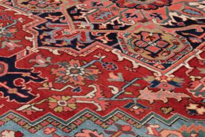 antique persian heriz rug