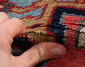 antique persian heriz rug