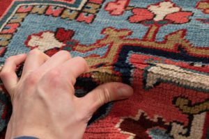 antique persian heriz rug